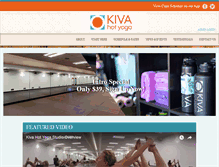 Tablet Screenshot of kivahotyoga.com